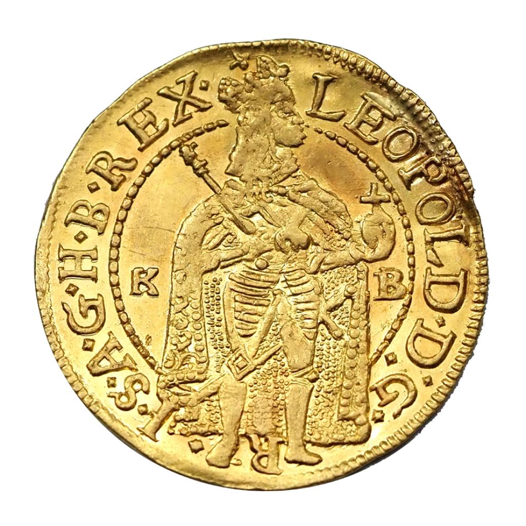 I.Lipót 1657-1705 dukát 1682 KB R!