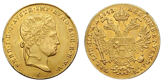 V.Ferdinánd 1835-1848 dukát 1842 E