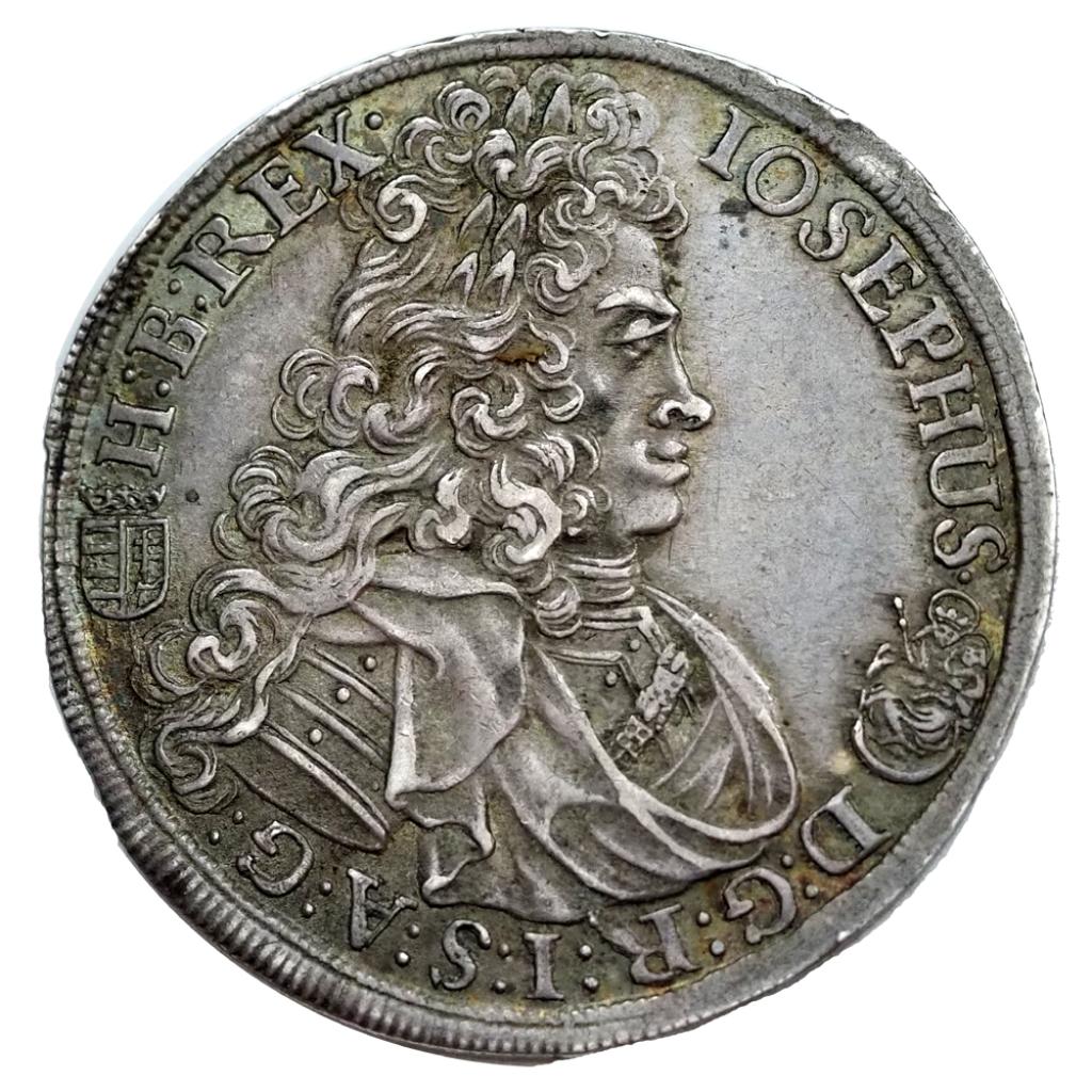 I.József 1705-1711 1/2 tallér 1711 KB