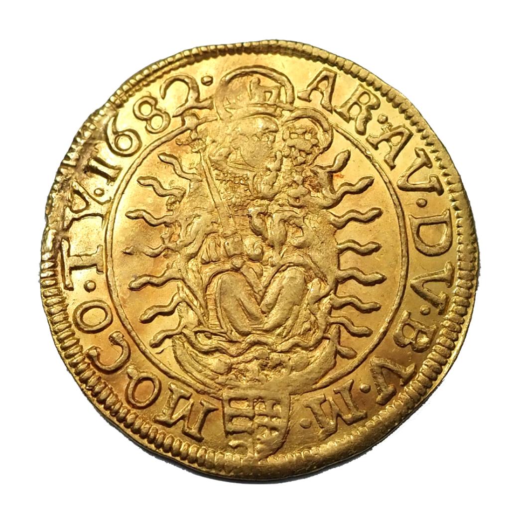 I.Lipót 1657-1705 dukát 1682 KB R!